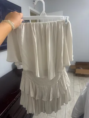 Crème romper strapless  thumbnail 2