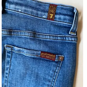 7 For All Mankind Josefina High Waist Slim Boyfriend Blue Jeans‎ Size 26 thumbnail 10