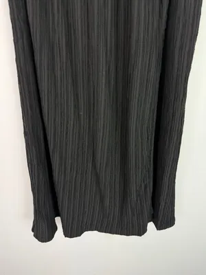 NWT Lulus Midsummer Memories Black Mid-Rise Maxi Skirt Size Small S NEW thumbnail 4