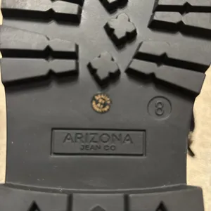 Arizona Black Xander Front Zipper Chunky Motorcycle Boots Size 8 thumbnail 5
