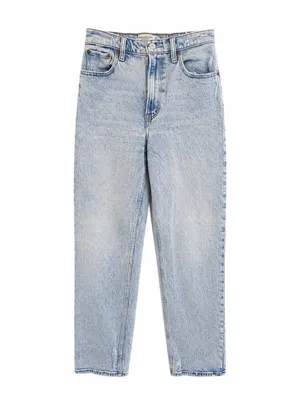 Abercrombie & Fitch Womens 90s Straight Ultra High Rise Light Wash Jeans size 25 thumbnail 2