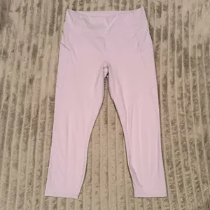 Fabletics PureLuxe Lavender Purple High Waisted Pocket Cropped Leggings Womens thumbnail 2