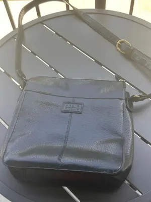 Relic Black Pebbled Leather Crossbody Bag thumbnail 1
