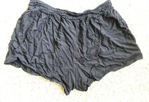 Forever 21 smocked waist tie front shorts Sz L thumbnail 11