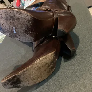 Brown Leather Heeled Boots Size undefined thumbnail 6