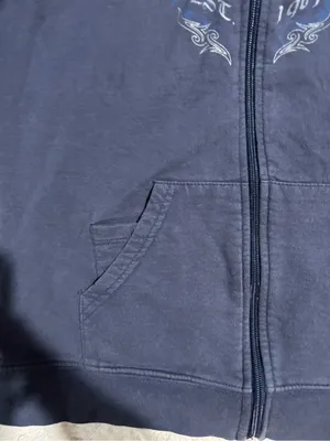 Blue Harley Davidson zip up women’s medium thumbnail 2
