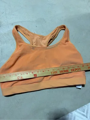 Fabletics orange peach athletic Sports Bra XL thumbnail 6