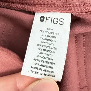 FIGS Zamora Jogger Scrub Pants Mauve Pink Women S Pockets W18SW2005 Medical thumbnail 6