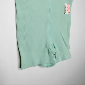 Free People FP Movement Free Throw High Rise Biker Shorts Mint Green Size M thumbnail 5