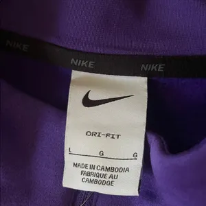 University of Northern Iowa Panthers Softball 1/4 Zip Womens Large Purple Nike thumbnail 3