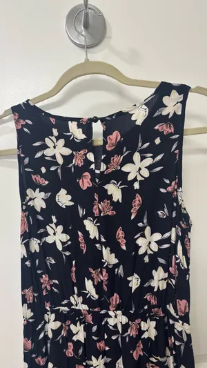 Blue floral maxi dress thumbnail 2