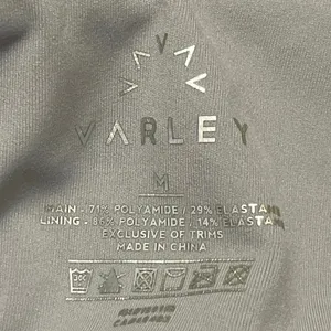 Varley Gray Purple Sleeveless Zip Up Yoga Athletic Crop Top Sports Bra Size M thumbnail 4