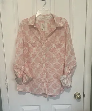 Style & Co Button Down Blouse thumbnail 1