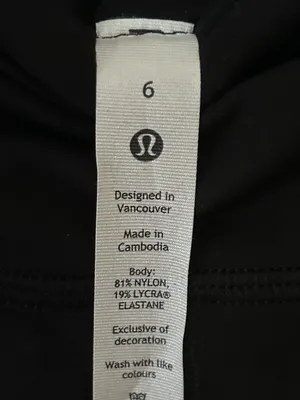 Lululemon Align High-Rise Pant 28" Black Size 6 NWT Authentic thumbnail 7