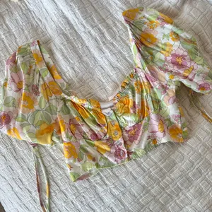 Showpo Multicolor Floral Crop Blouse thumbnail 1