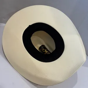 Double S Hat Collection Cowboy Hat Unisex Cream Cattleman Brim Western Festival thumbnail 5