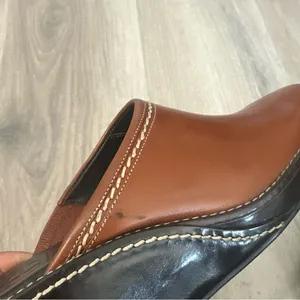 Cole Haan Elyssa Wedge Clogs Slip On Mules Shoes Brown Leather‎ Women’s Size 6 thumbnail 8