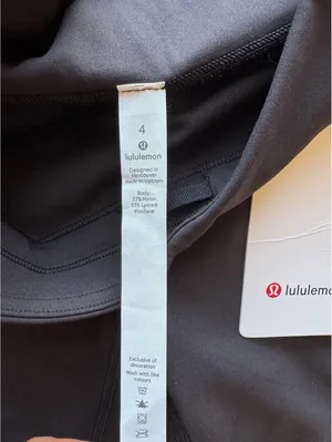 Lululemon Invigorate With Pockets High Rise 25” Black Size 4 NWT thumbnail 6