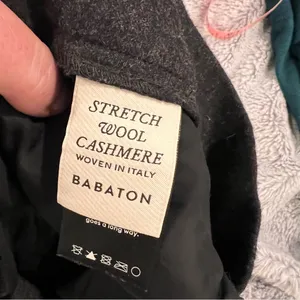 Aritzia Babaton Cohen Pants Size 0 Gray Italian Stretch Wool Cashmere Tapered thumbnail 8