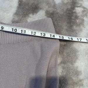 Sioni Sweater Pants Size M Wide Leg Pull On Lounge Leisure Quiet Luxury Neutral thumbnail 7