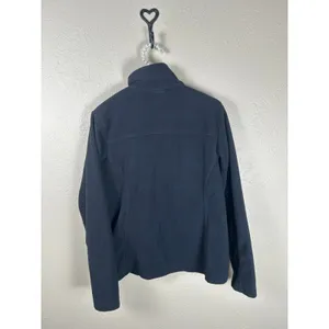 Columbia Fleece Jacket Women's Size Medium Black Gorpcore Outdoors Hiking Coat thumbnail 6