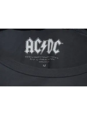AC/DC High Voltage Graphic T-Shirt Medium Gray Vintage Style thumbnail 4