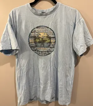 Comfort Colors Strangea Mykonos Beach Greece Tee thumbnail 1