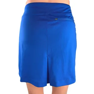Nike Golf Blue High Waist Back Slit Tennis Athletic Straight Mini Skirt Size S thumbnail 3