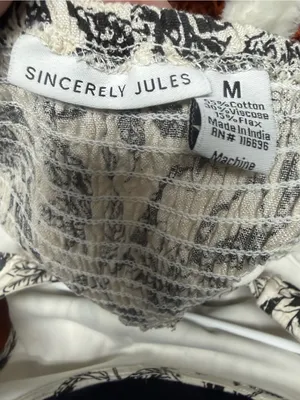 Sincerely Jules Black and White Floral Maxi Dress thumbnail 4