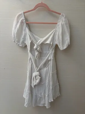 Altar'd State white graduation dress thumbnail 2