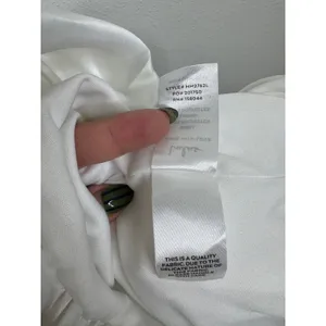 Lulu's Regal Cutie White Satin Square Neck Bubble Hem Mini Dress‎ Size Medium thumbnail 6