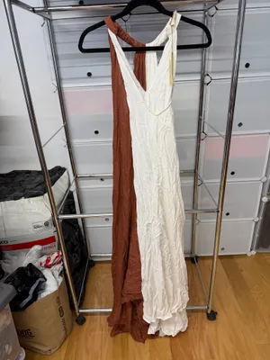 Anthropologie Two Tone Maxi Dress thumbnail 3