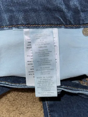 Good American Good Skinny Jeans 10 / 30 Indigo Dark Wash Cashmere Blend GPSK336T thumbnail 6