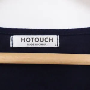 Hotouch Womens Navy Blue Tiered V-Neck Flutter Sleeve T-Shirt Dress Size L thumbnail 3