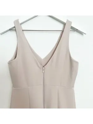 Show Me Your Mumu Morgan Dress‎ S Crepe V Neck Bridesmaid Maxi Gown Formal Small thumbnail 8