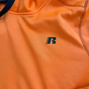 RUSSEL ATHLETIC blaze orange hoodie, size M thumbnail 11