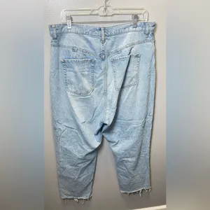 We The Free Women's Curvy Button Fly Straight Leg‎ Denim Jeans Size 34 thumbnail 5