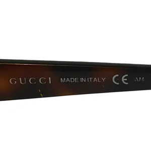 Gucci Eyeglasses Womens GG 3553 Dark Tortoise Gold Horsebit Crystal Frames Only thumbnail 8