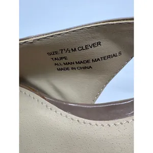 Relativity 7.5 M Taupe‎ Slingback Flats Women's Pointed Toe Patent thumbnail 3