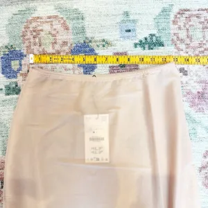 Zara Pink Lace Fairy Midi Skirt Small Sheer Romantic Feminine Ethereal Dainty thumbnail 4