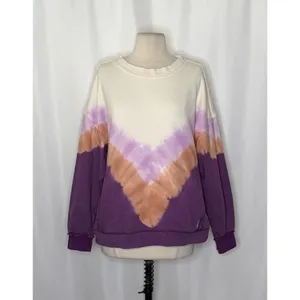 FP Movement FREE PEOPLE‎ Ombre Metti Crew Sweatshirt Shirt Ombre Tie Dye Small thumbnail 2
