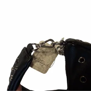 Free people Black Cresant Shape Carryall Bag Charm.NWT thumbnail 5