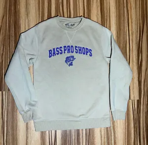 Bass Pro Shops Tan with Purple lettering Sweater thumbnail 1