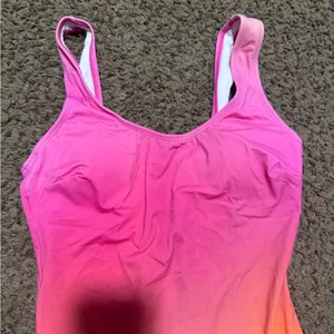 Cupshe Pink and Orange One Piece Swimsuit thumbnail 3