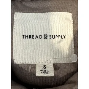 Thread & Supply Women's Tan Flagstaff Sherpa Over Sized Shirt Jacket S NWOT thumbnail 9