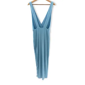 Superdown‎ Erika Deep V Jersey Maxi in Baby Blue M thumbnail 3