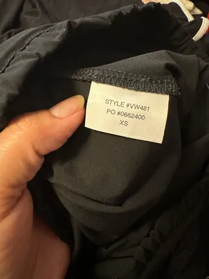 Vuori Black Joggers with White Drawcord thumbnail 9