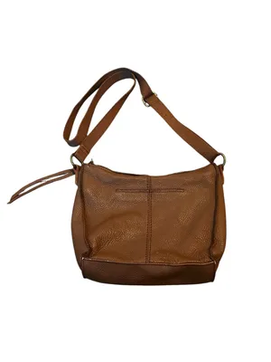 The Sak 100% Leather Crossbody Bag Cognac Brown Studded Boho Rustic Casual thumbnail 9