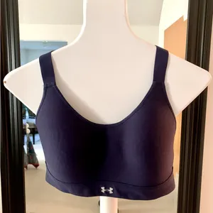 Under Armour Infinity Crossover Navy Blue Sports Bra thumbnail 2