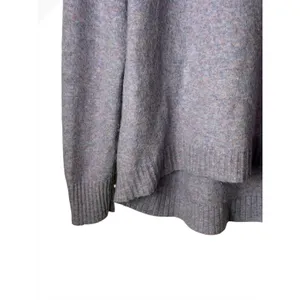 J Crew Turtleneck Sweater Women Medium Purple Alpaca Wool Blend Knit Preppy thumbnail 4